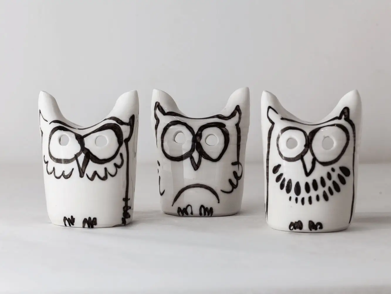 Cours de poterie - Créations Hiboux